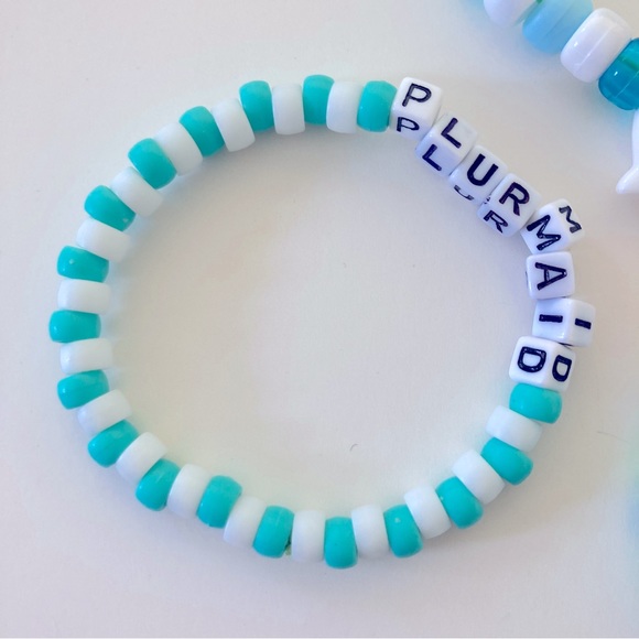 🌀 5/$25 🌀 Mermaid Rave Kandi Bracelets  | D10 - Picture 4 of 4